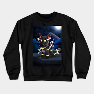 Dark Bolt (Barking at the Moon) Crewneck Sweatshirt